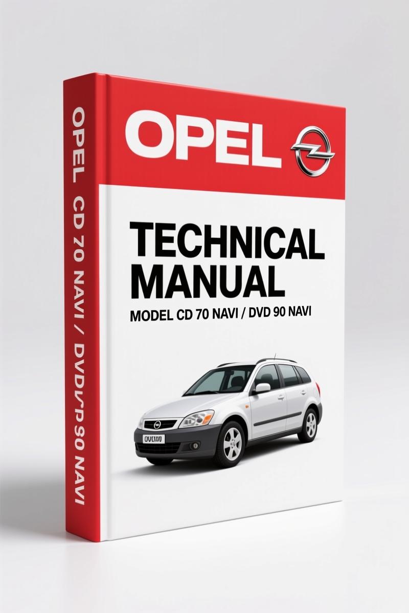 Opel CD 70 NAVI, DVD 90 NAVI Technical Manual – Factory Diagnostics