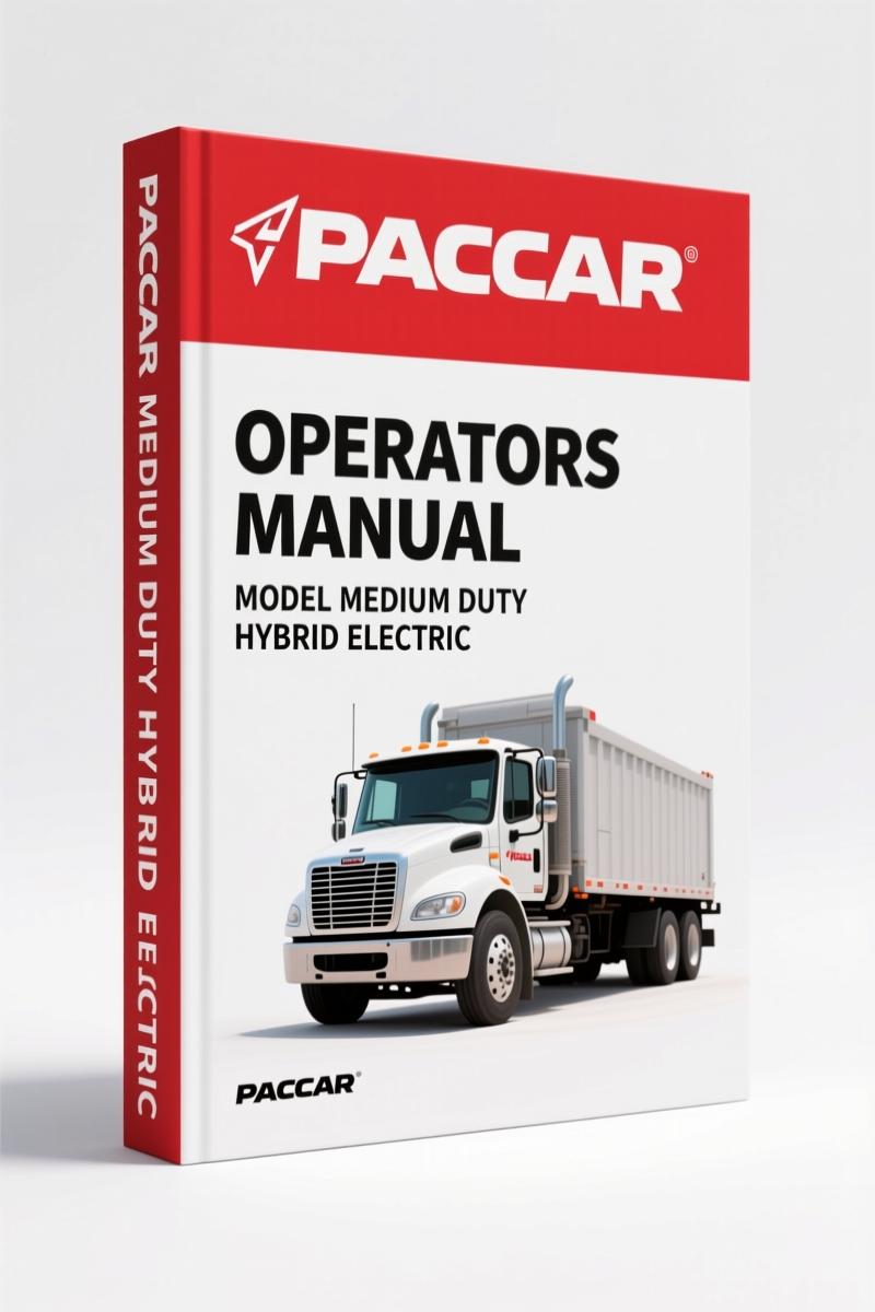 Paccar Medium Duty Hybrid Electric 2009 Operators Manual – OEM Safety & Operation