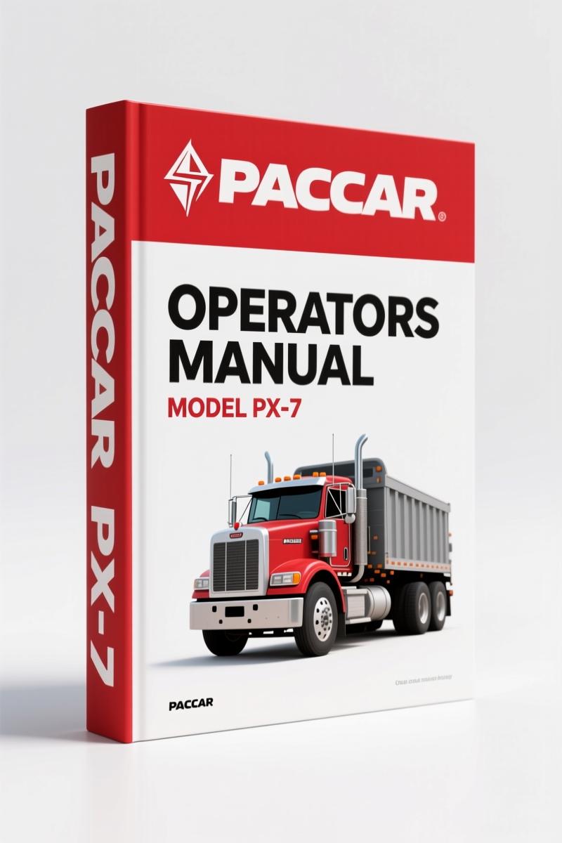 Paccar PX-7 Operators Manual – Factory Specs for Preventive Maintenance