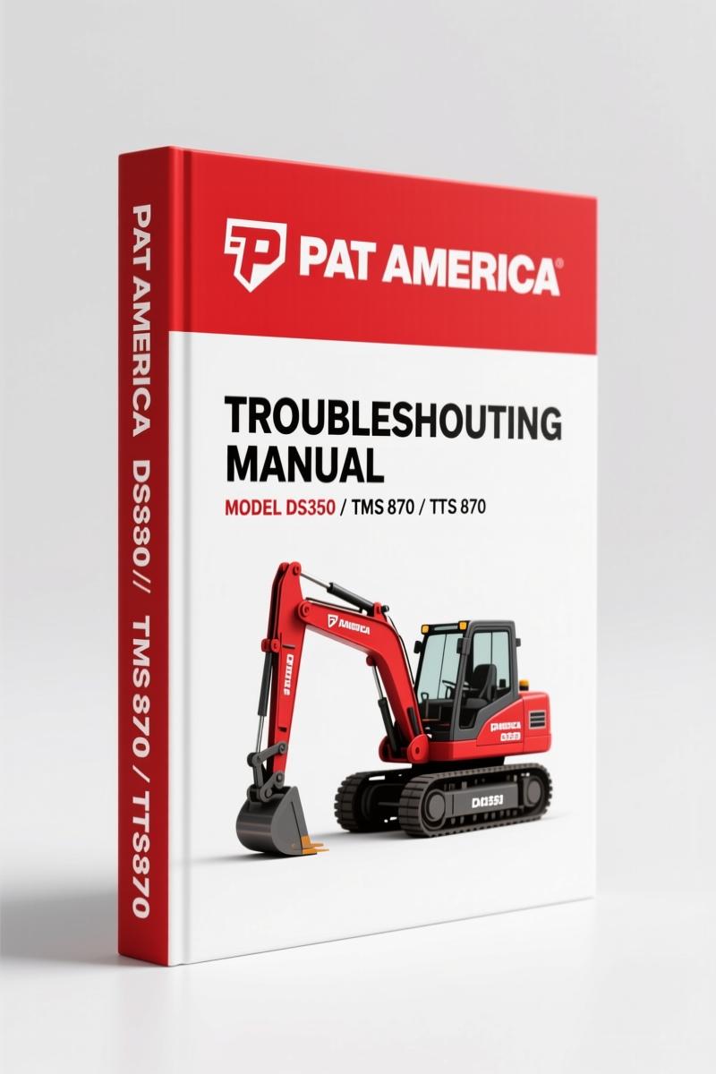 PAT America DS350, TMS 870, TTS 870 2001 Troubleshooting Manual