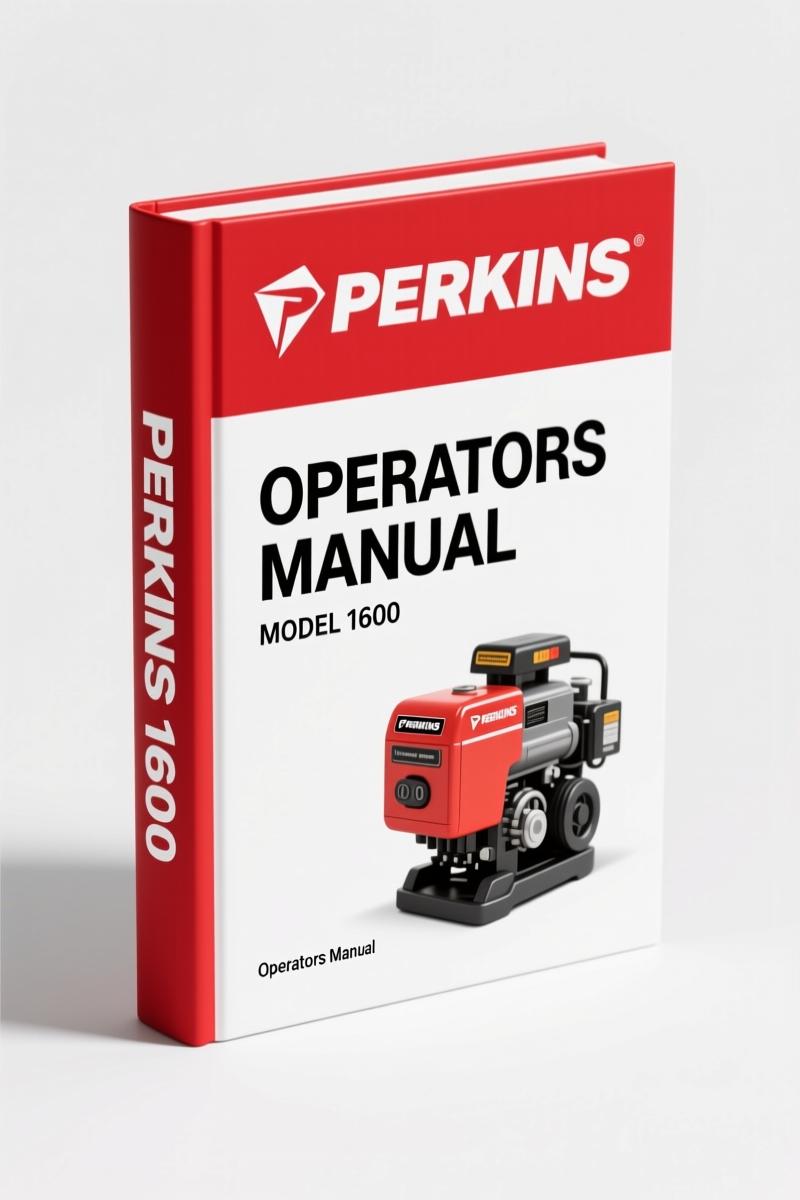 Perkins 1600 2012 Operators Manual – Factory Operation & Maintenance Specs
