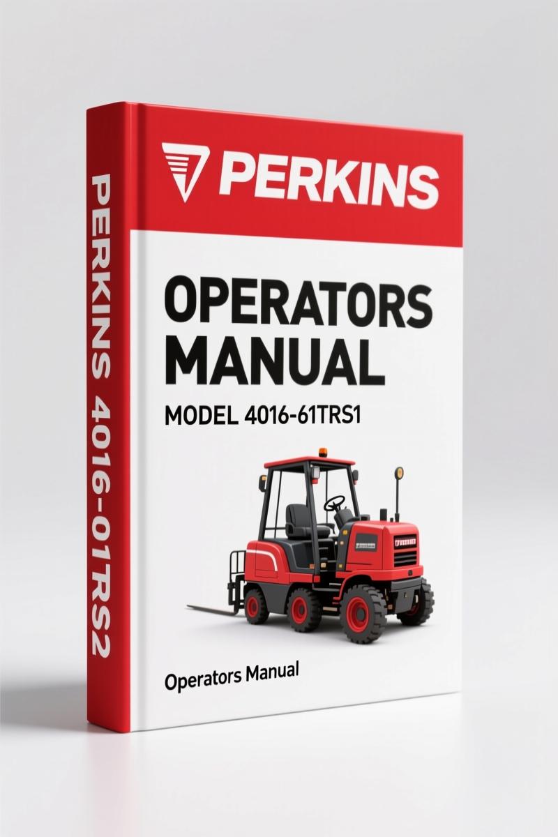 Perkins 4016-61TRS1, 4016-61TRS2 2008 Operators Manual – OEM Specs