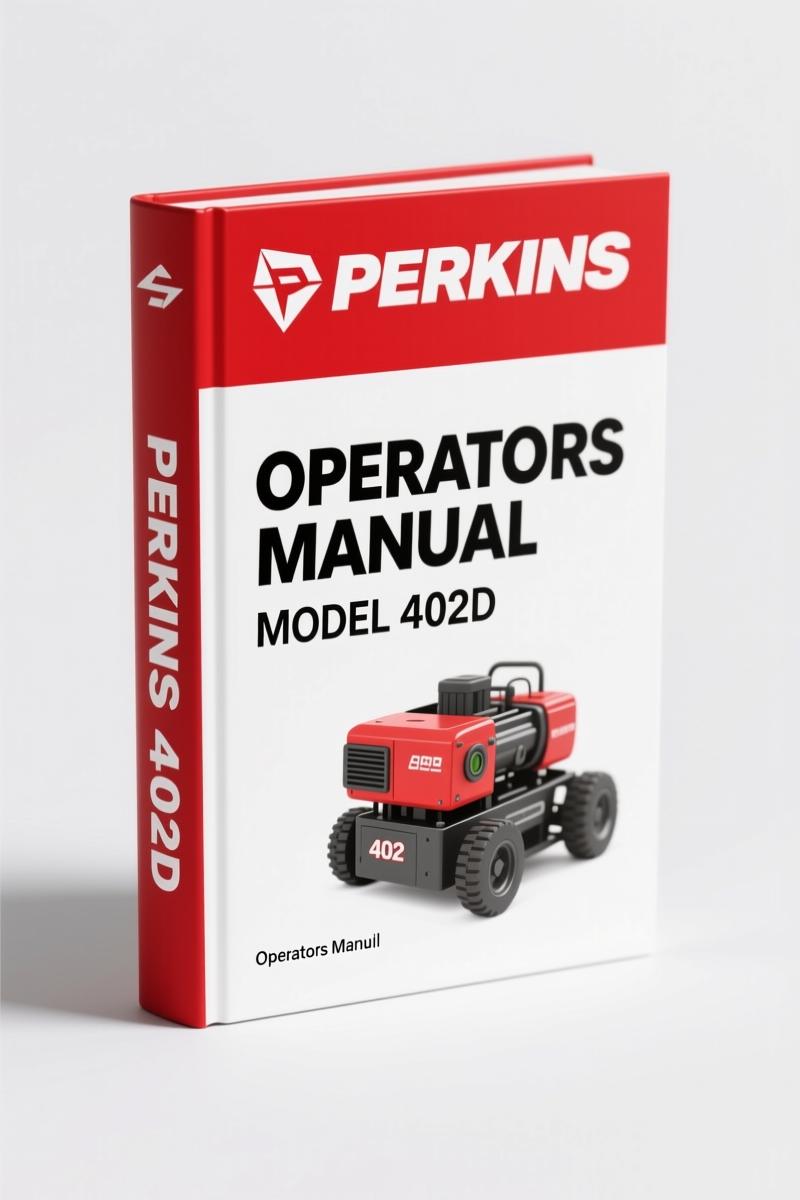 Perkins 402D, 403D, 404D 2008 Operators Manual – OEM Specs