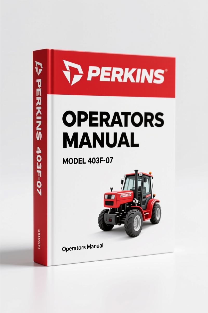 Perkins 402F-05, 403F-07, 403F-11, 403F-15 2013 Operators Manual – OEM Specs