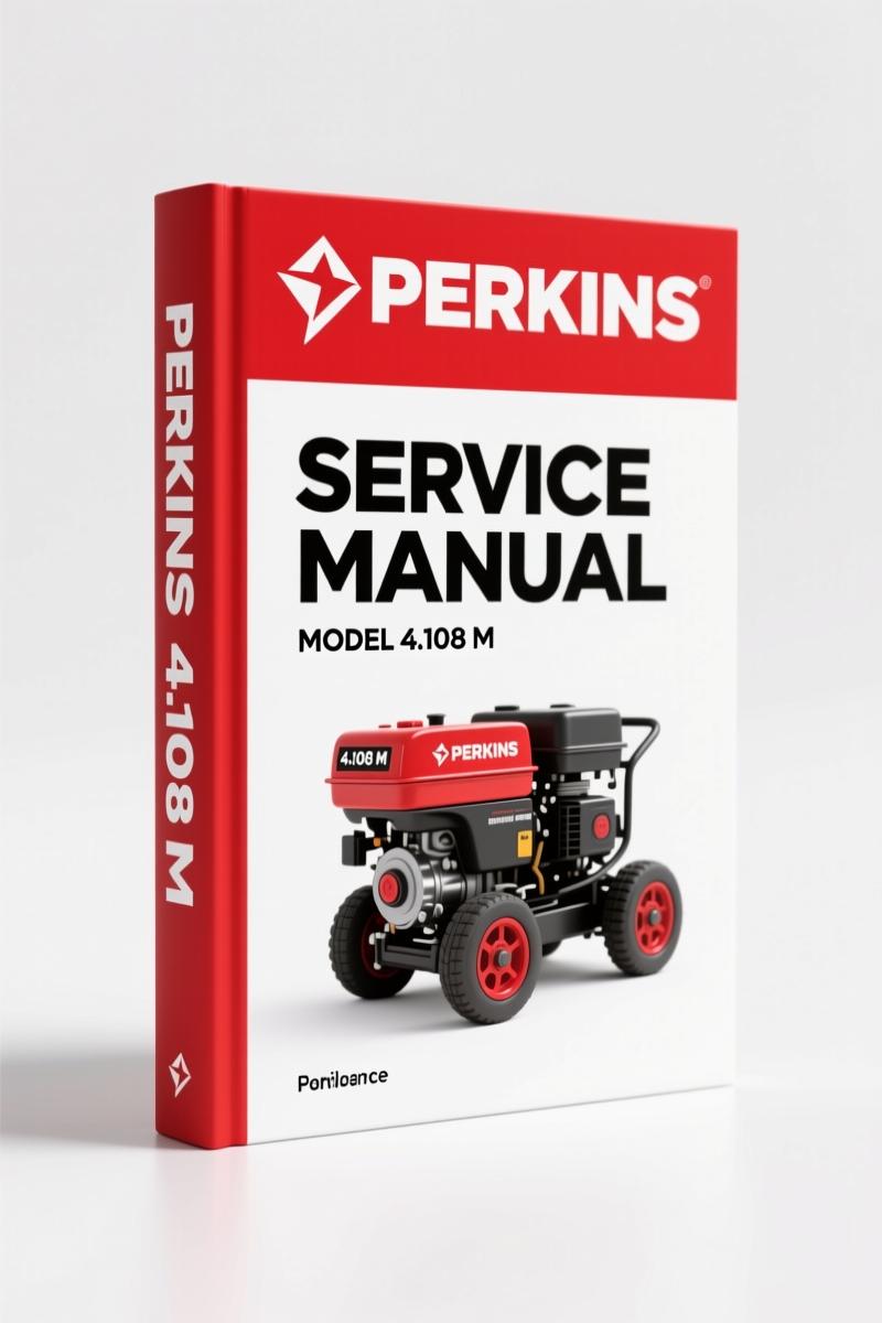 Perkins 4.108 M 1981 Service Manual – Parts Catalog for Marine Diesel