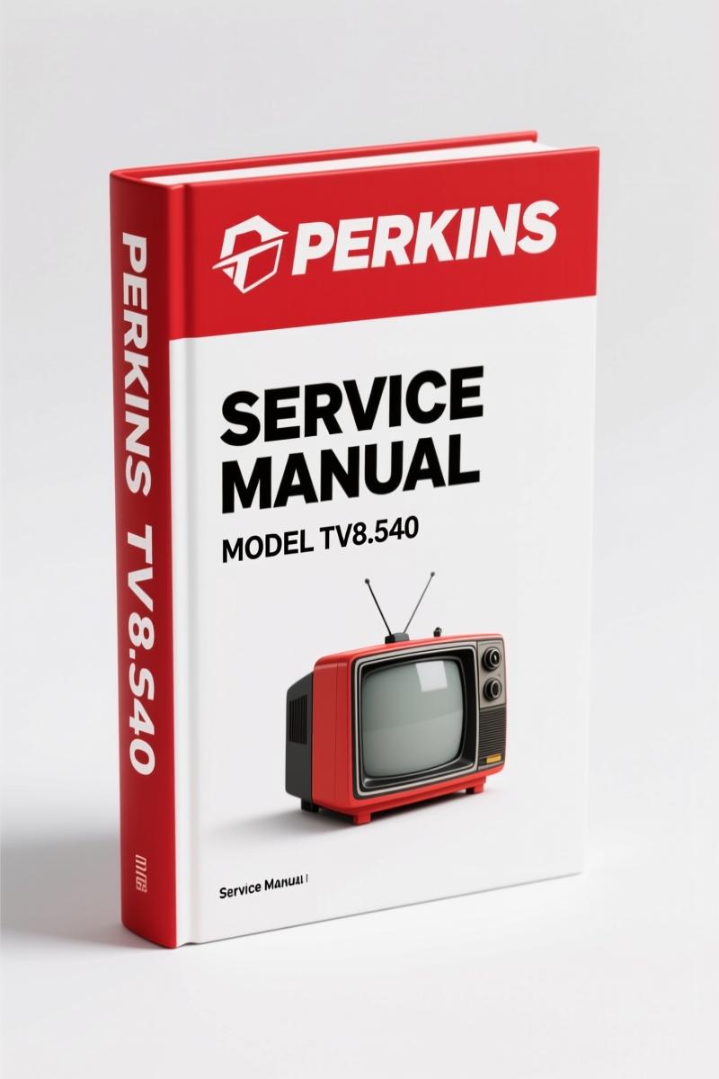 Perkins TV8.540 TV8.640 Service Manual – 36 Pages Factory Diesel Engine Repair
