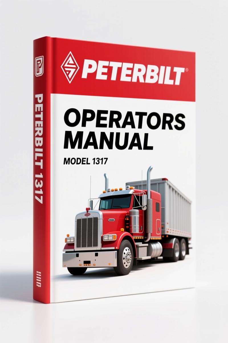 Peterbilt 1317 Operators Manual – 196-Page OEM Operator Guide
