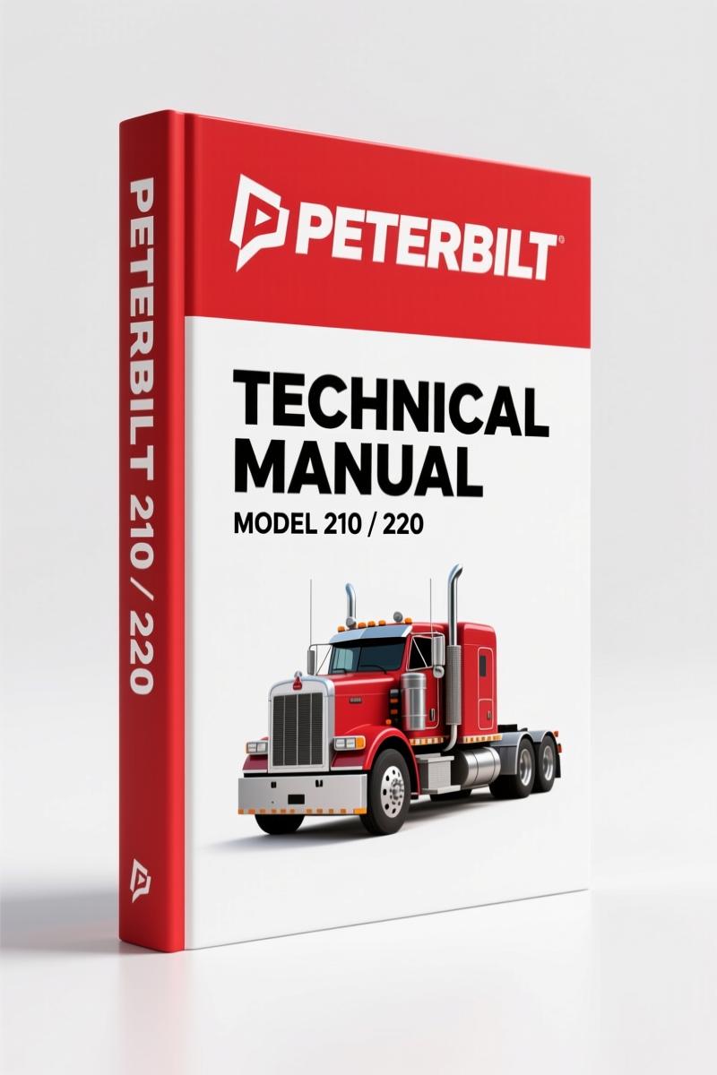 Peterbilt 210, 220 Technical Manual – OEM Factory Specs for 260 Pages