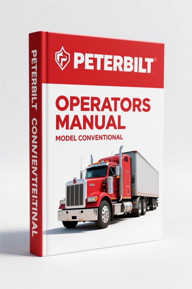 Peterbilt Conventional 2007 Operators Manual – Factory Operation Specs