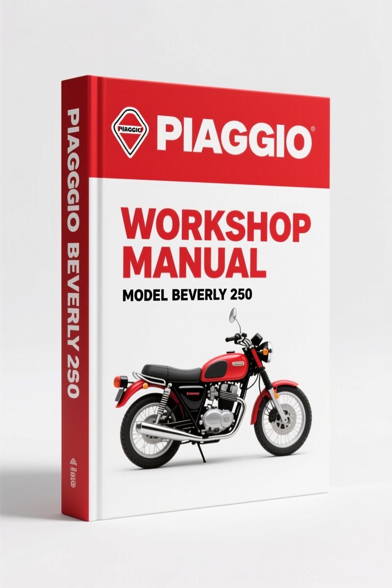 Piaggio Beverly 250 2007 Workshop Manual – OEM Factory Service Data