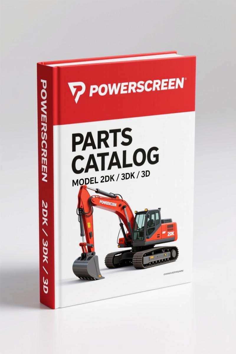 Powerscreen 2DK, 3DK, 3D Parts Catalog – 219 Pages of OEM Parts Data