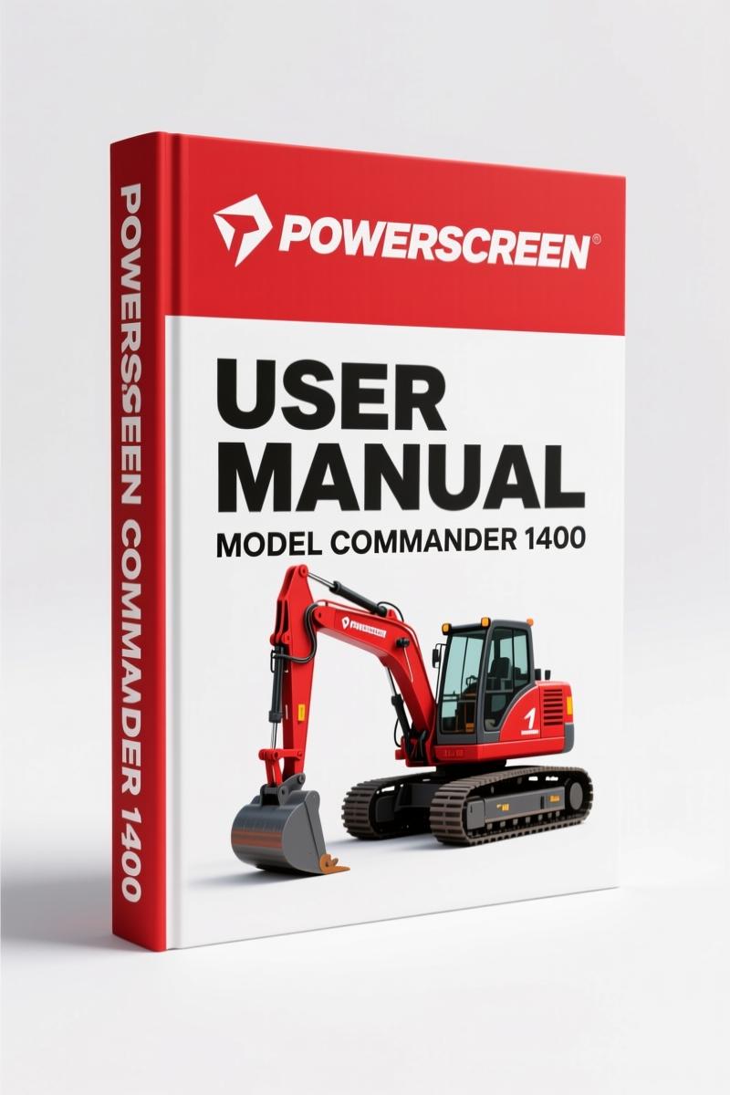 Powerscreen COMMANDER 1400 User Manual – Factory Safety Docs