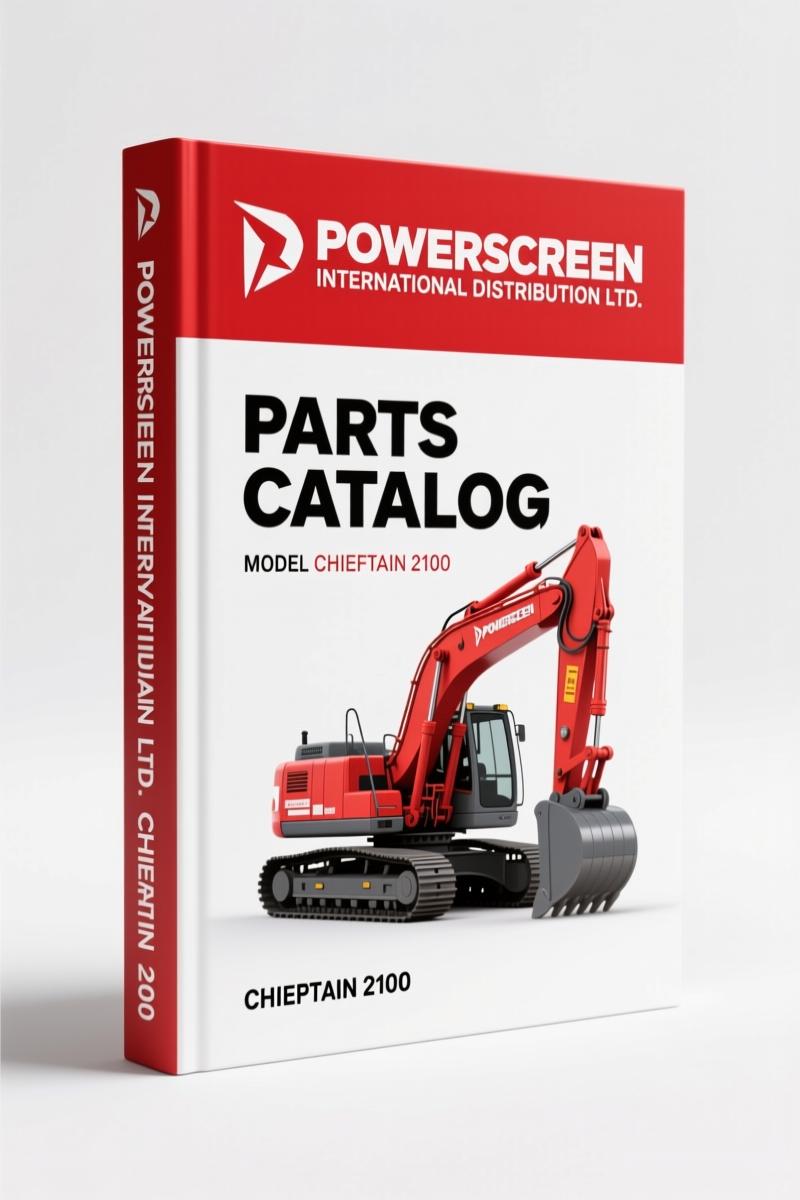 Powerscreen CHIEFTAIN 2100 Parts Catalog – 156 Pages of OEM Specs