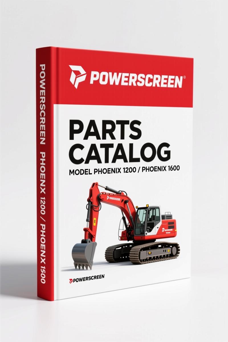 Powerscreen Phoenix 1200, Phoenix 1600 Parts Catalog – 106 Pages