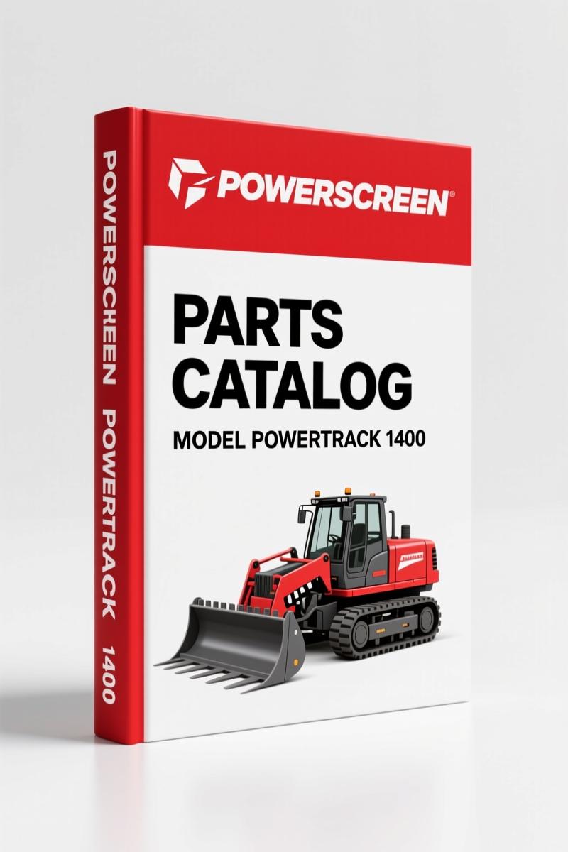 Powerscreen Powertrack 1400 Parts Catalog – 107 Pages of OEM Parts Data