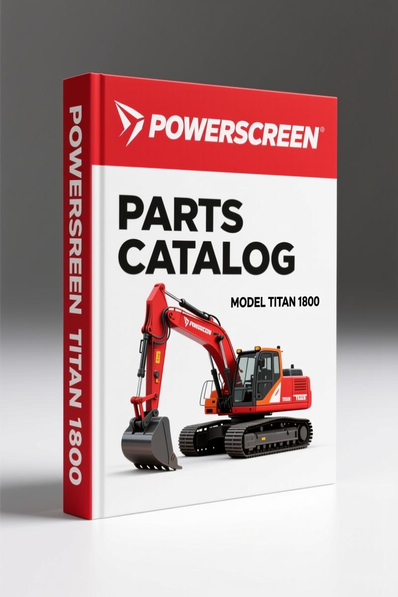 Powerscreen TITAN 1800 Parts Catalog – 160 Pages of OEM Part Numbers & Diagrams
