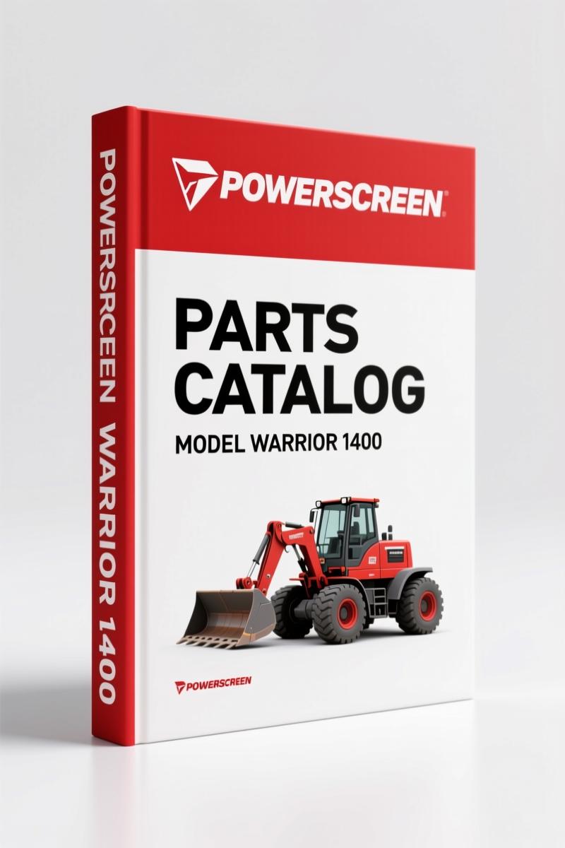 Powerscreen Warrior 1400 Parts Catalog – 139 Pages of OEM Parts Data