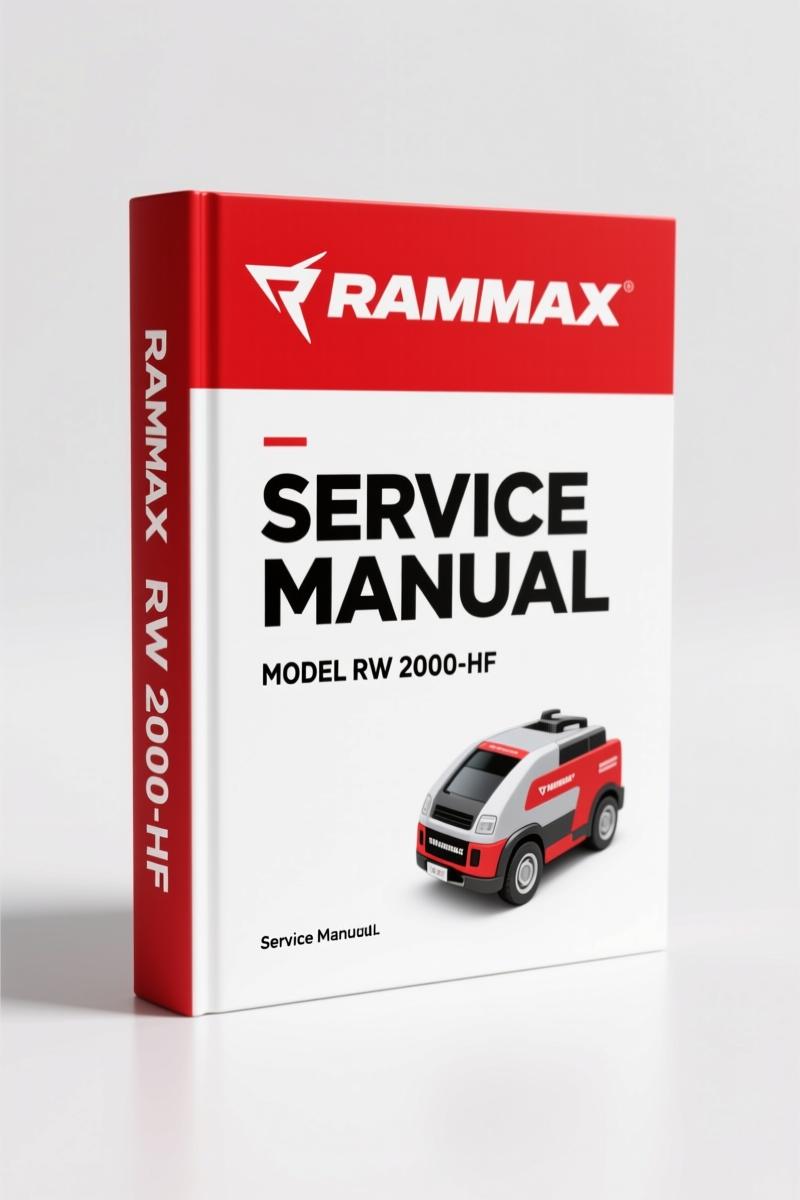 Rammax RW 2000-HF 1996 Service Manual – Factory Specs & Safety