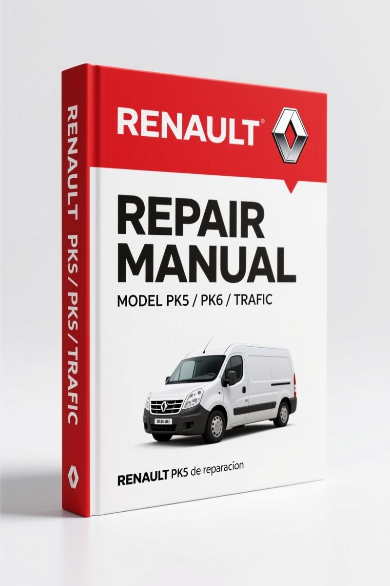Renault Trucks Master, Trafic, PK5, PK6, Clio V6 2001 Repair Manual – OEM Specs