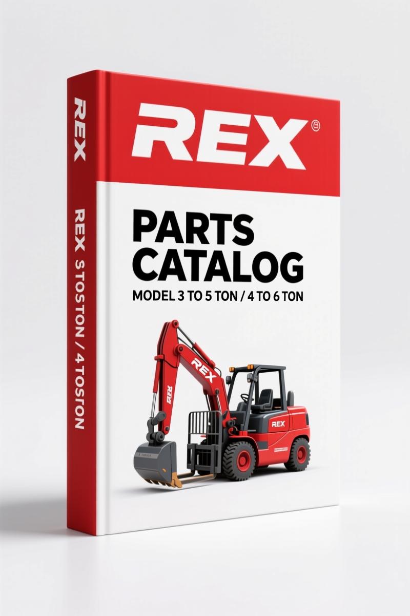 Terexlift 3 to 5 Ton, 4 to 6 Ton 1973 Parts Catalog - OEM Diagrams