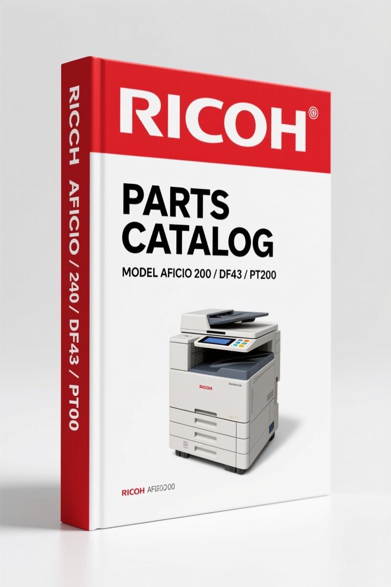 Ricoh Aficio 200, DF43, PT200, AD330, PS330 1997 Parts Catalog – OEM Parts Documentation