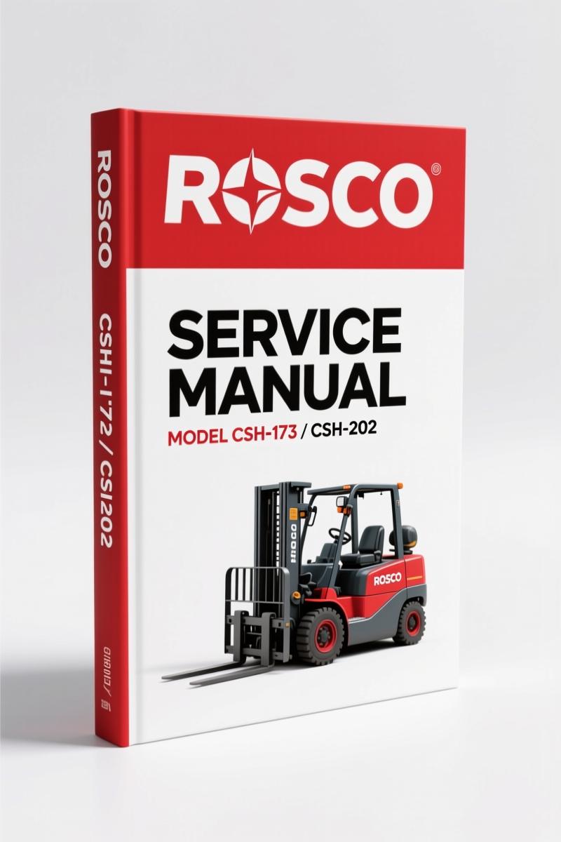 Rosco CSH-173 CSH-202 Service Manual – 176 Pages OEM Specs