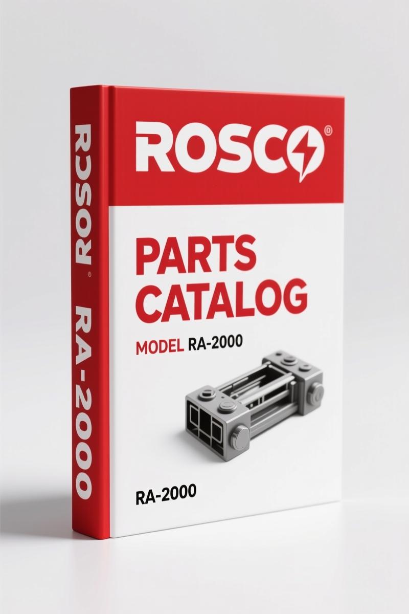 Rosco RA-2000 2001 Parts Catalog – OEM Exploded Views & Part Numbers