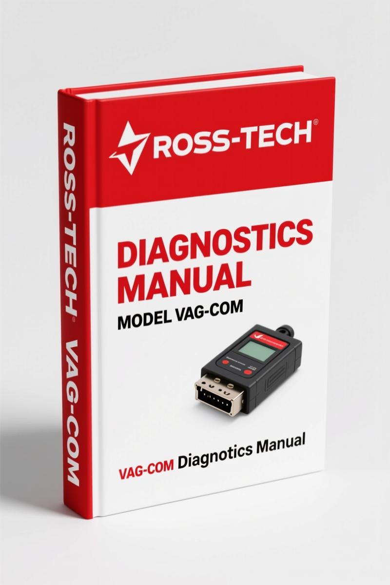 Ross-tech VAG-COM 2003 Diagnostics Manual cover - 45 pages OEM diagnostics software guide for VW Audi Seat Skoda