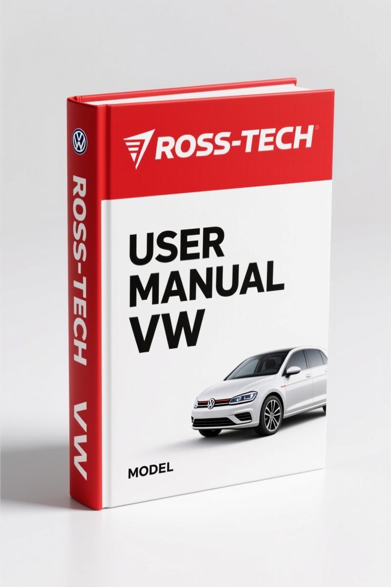 Ross-tech VW, Audi, SEAT, Skoda 2004 User Manual – Diagnostic Software Guide