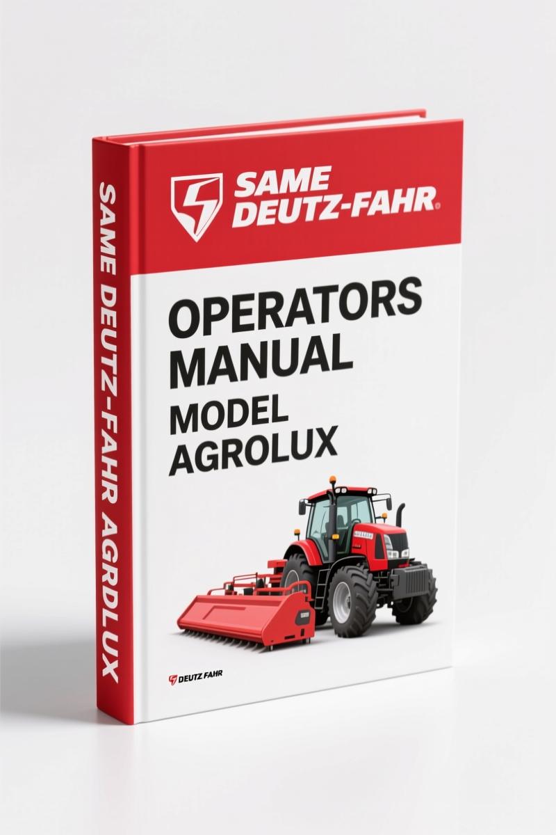SAME Deutz-fahr AGROLUX Operators Manual – 212 Pages of OEM Specs