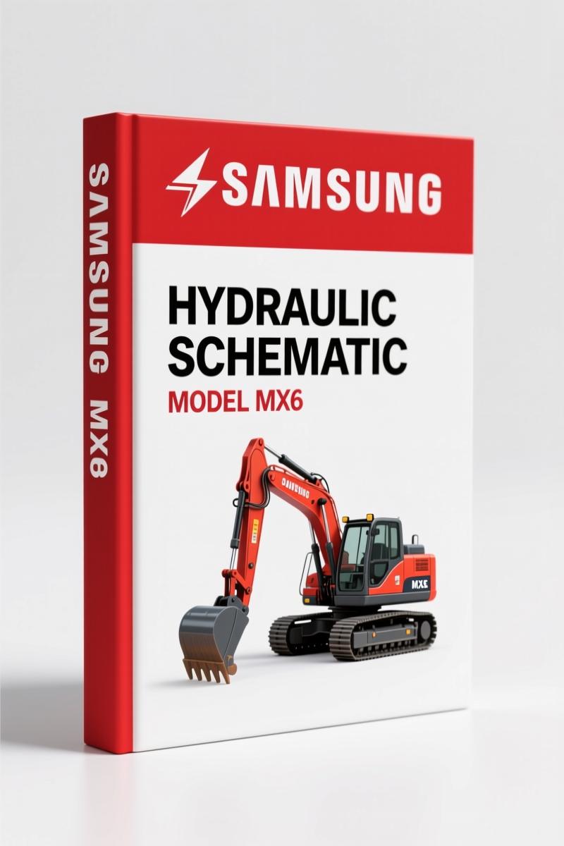 Samsung MX6 Hydraulic Schematic – 77 Pages OEM Factory Routing