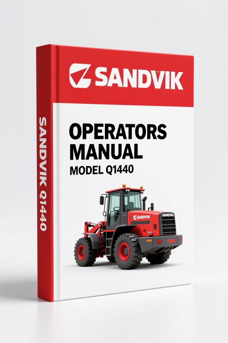 Sandvik Q1440 Operators Manual – Factory OEM Specs for Impact Crusher (340 Pages)