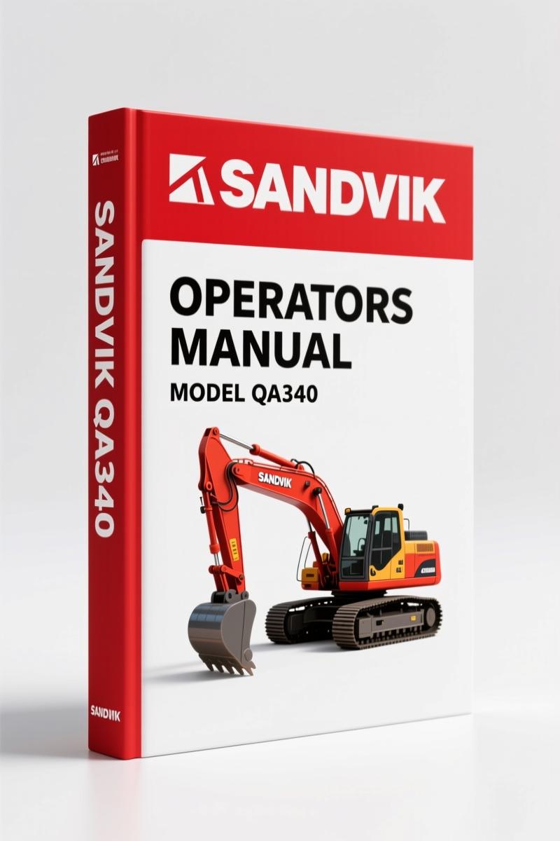 Sandvik QA340 2010 Operators Manual – Factory Specs for Screener Operation