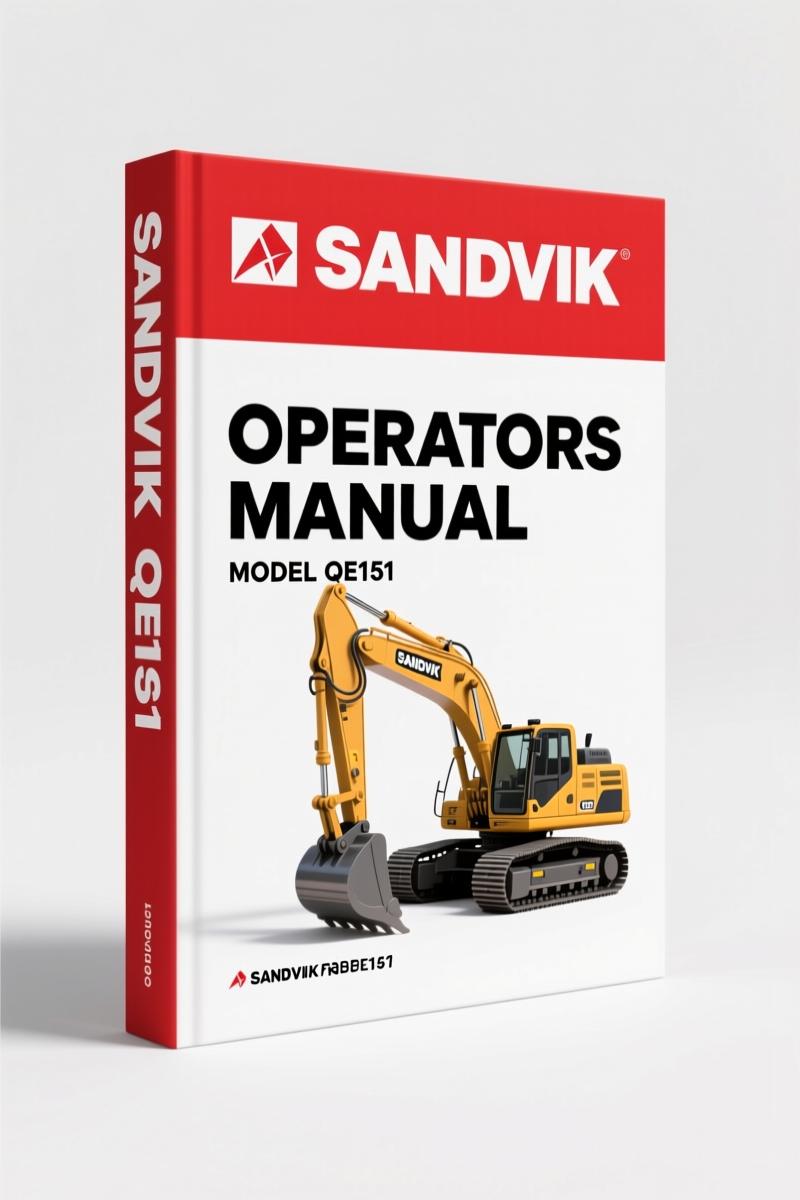 Sandvik QE141 2016 Operators Manual – Factory Specs