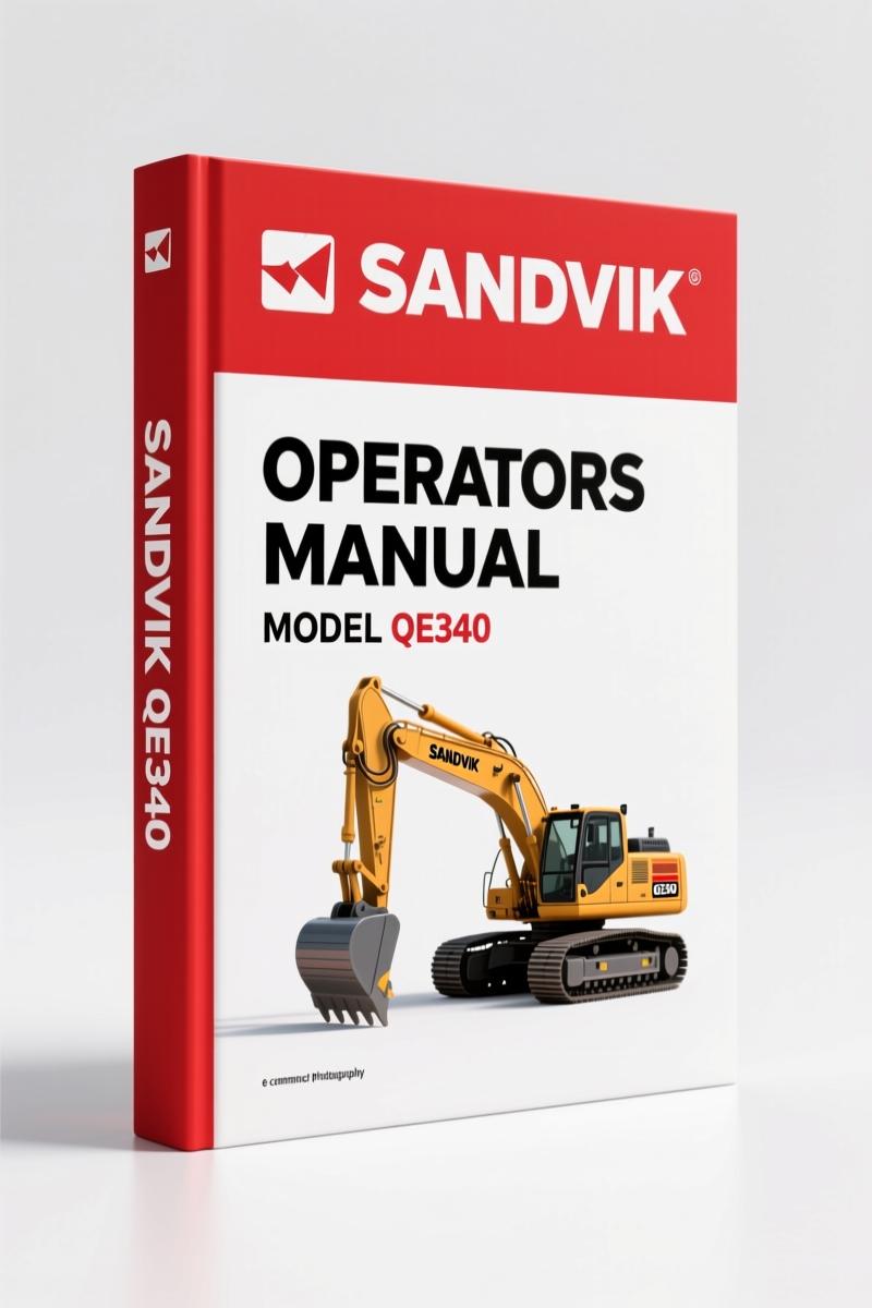 Sandvik QE340 2010 Operators Manual – 334 Pages of Factory Safety & Operational Data