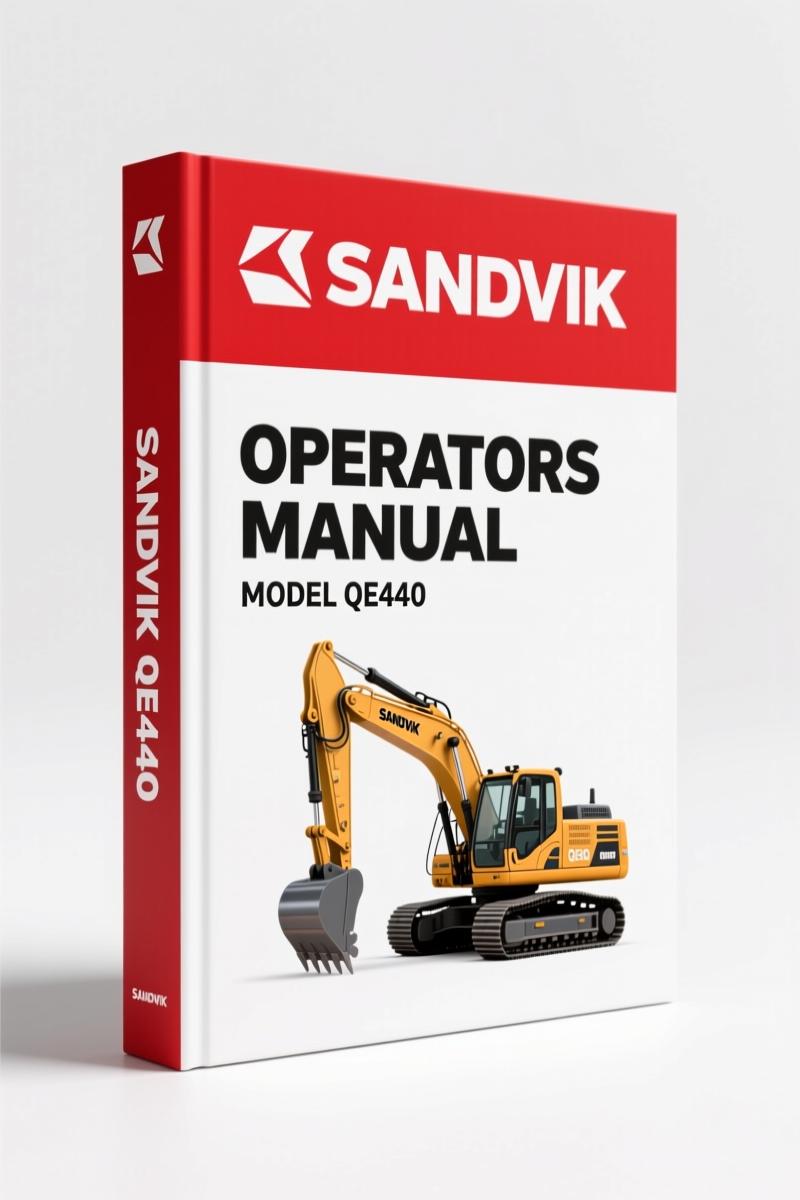 Sandvik QE440 2011 Operators Manual – Factory Specs for Screening
