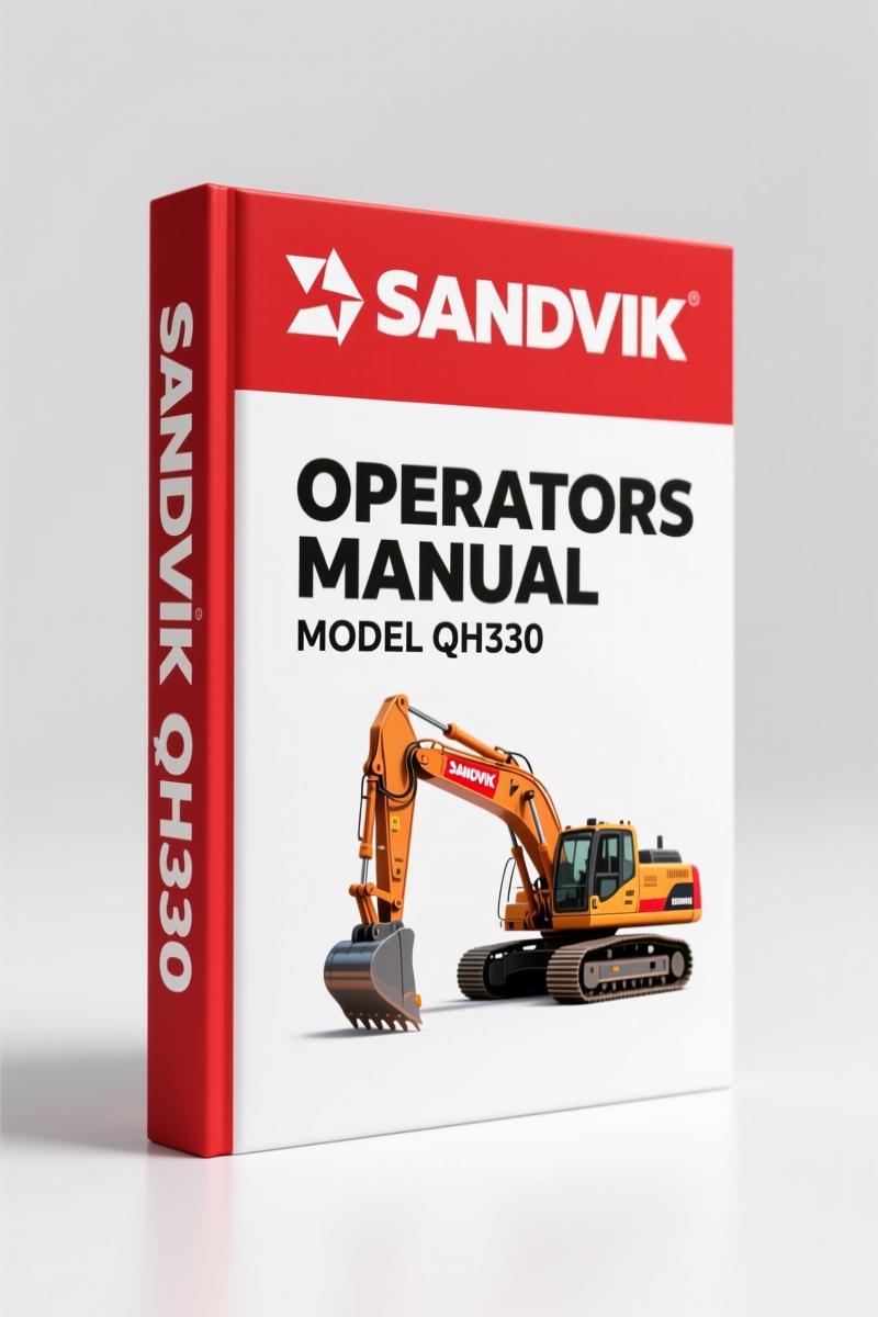 Sandvik QH330 Operators Manual – Factory Safety & Operation Specs