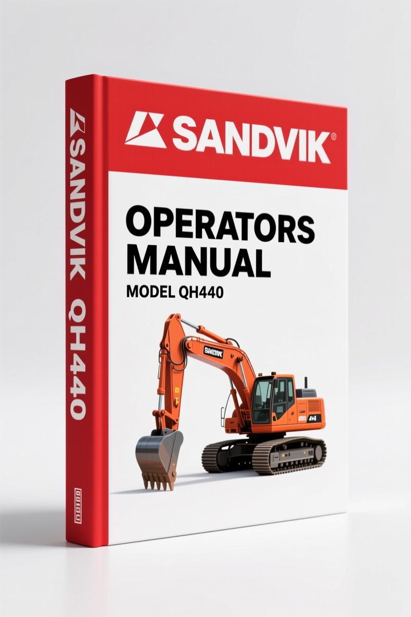 Sandvik QH440 2011 Operators Manual – 250 Pages of Factory Specs