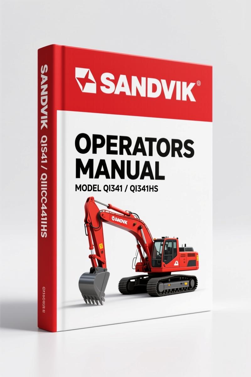 Sandvik QI341, QI341HS Operators Manual – 246 Pages of Factory Specs for Crushing Equipment