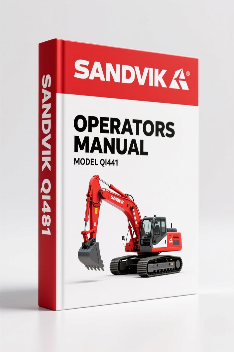 Sandvik QI441 Operators Manual – 298 Pages of Factory Specs for Impact Crusher