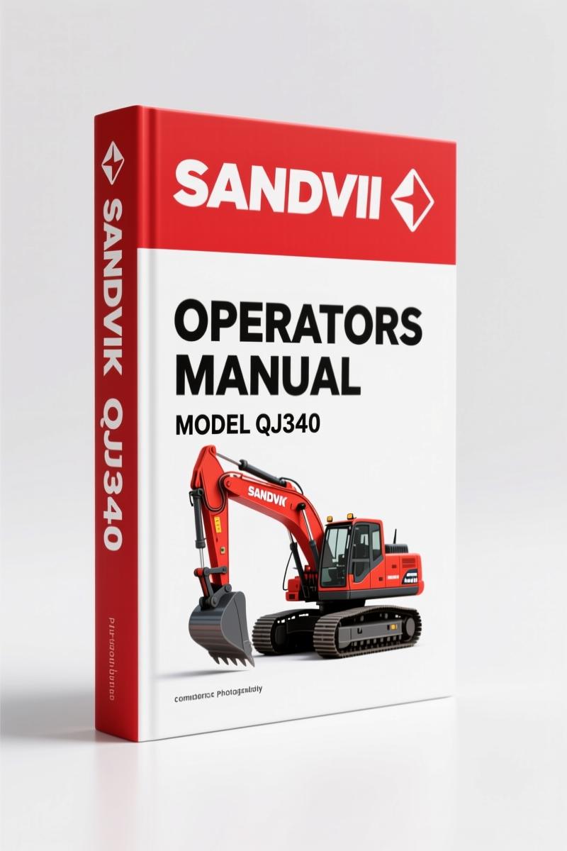Sandvik QJ340 2009 Operators Manual – Factory Safety & Operation Specs