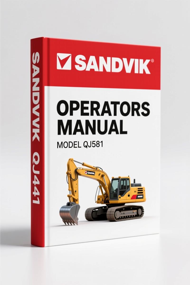 Sandvik QJ441 Operators Manual – 358 Pages of Factory Safety & Technical Data