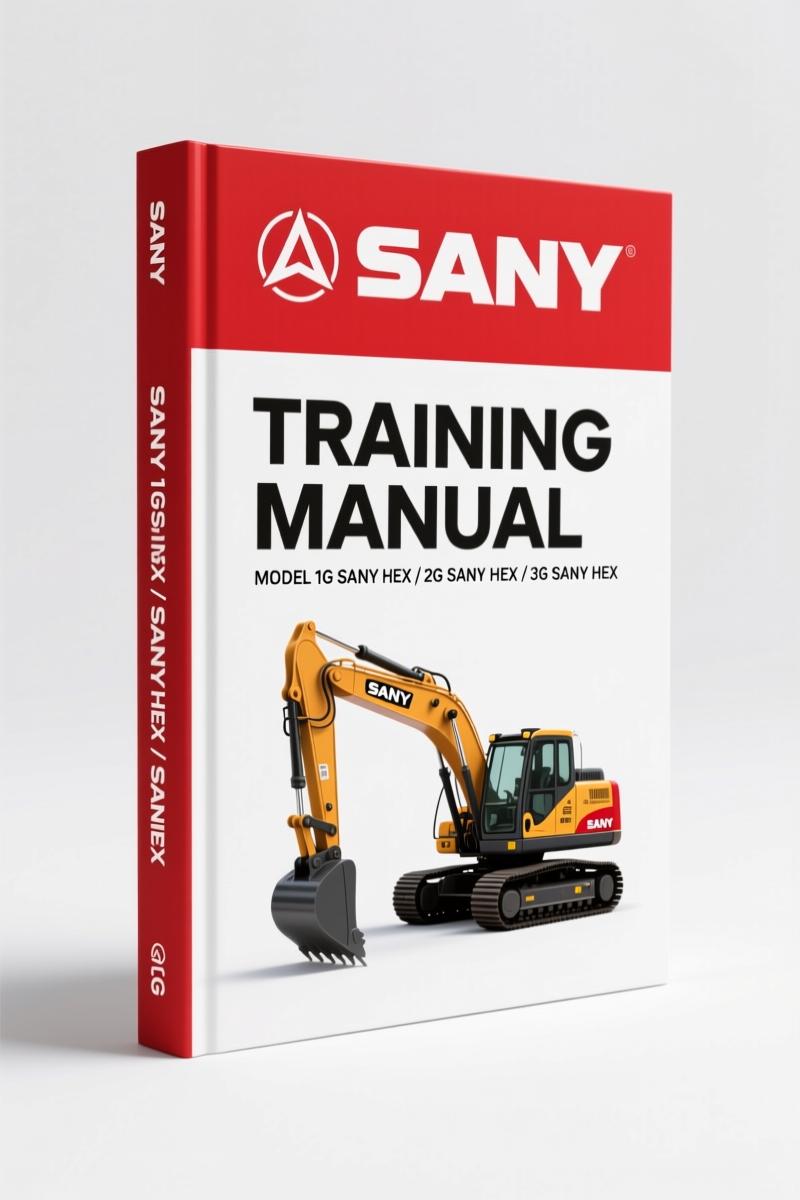 SANY 1G-4G Hex Training Manual – Factory Hydraulic & Electronic Systems