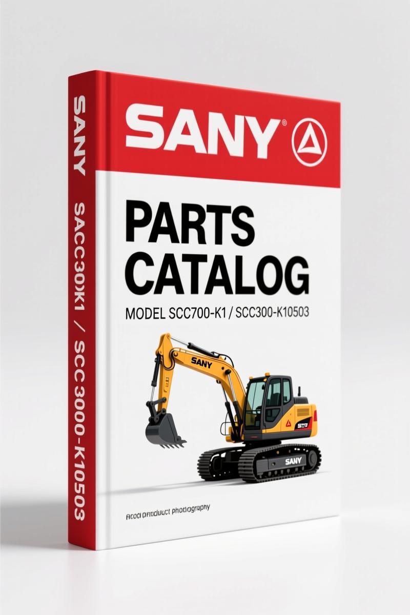 SANY SCC700-K1, SCC700-K10503 Parts Catalog – 479 Pages OEM Parts Book