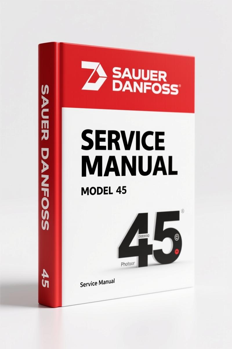 Sauer Danfoss 45 2005 Service Manual – 28 Pages Factory Specs