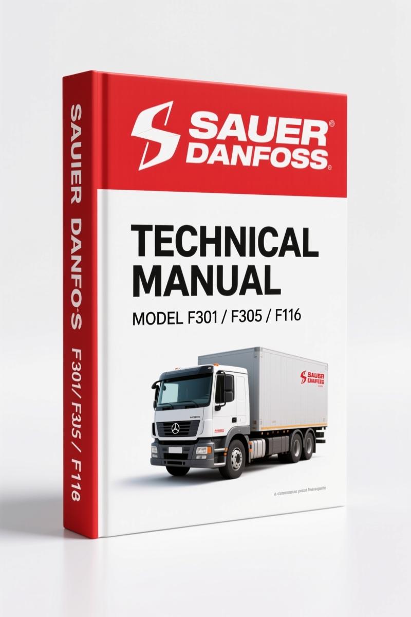 Sauer Danfoss F301, F305, F116, F117, F118 2010 Technical Manual – Factory Specs