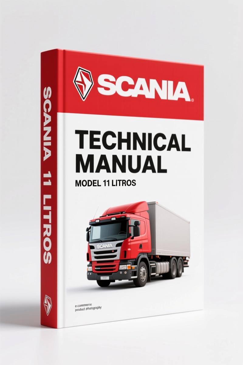 Scania 11 litros 1998 Technical Manual – Factory Specs for Engine Assembly