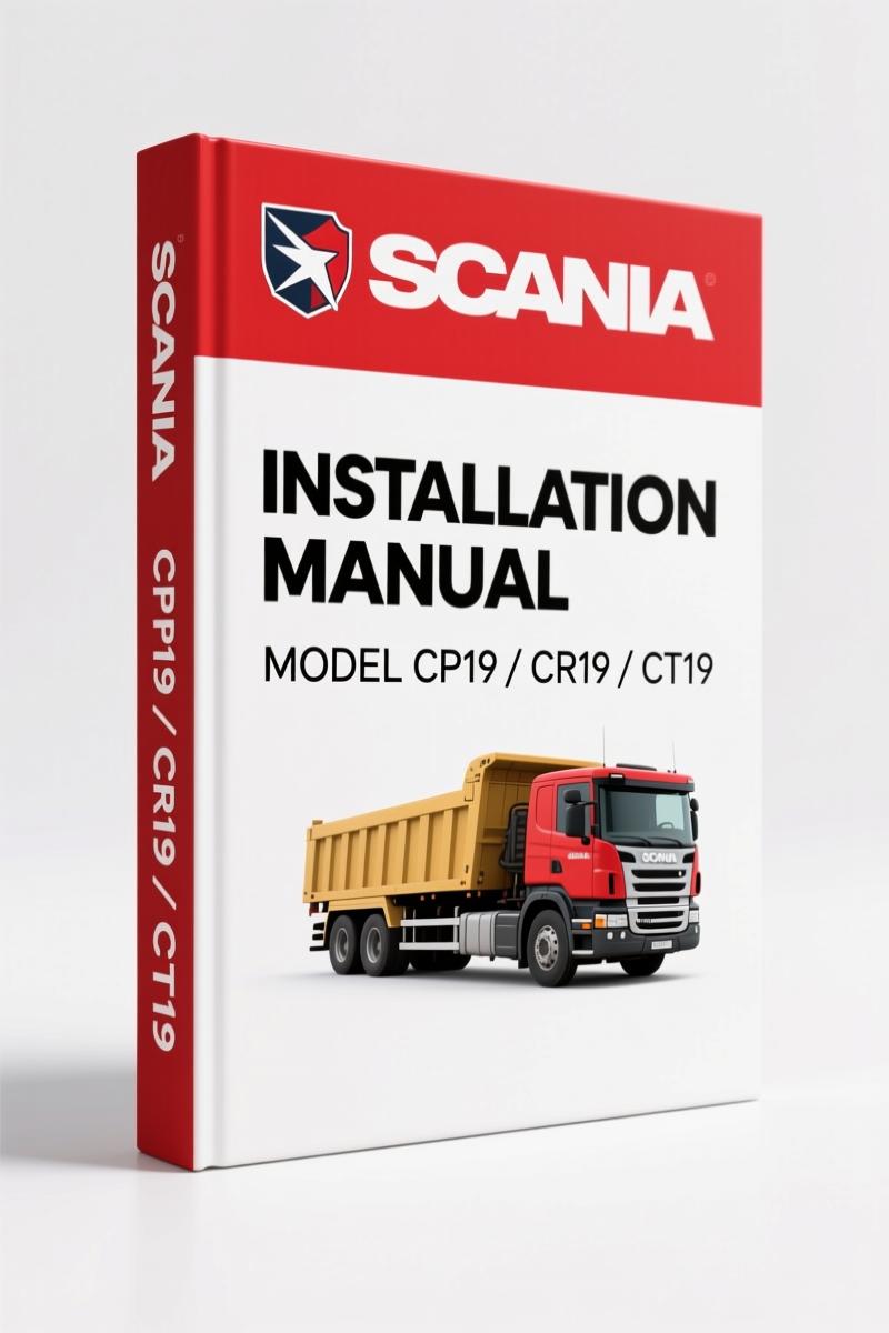Scania CP19, CR19, CT19, Topline 1998 Installation Manual for Satcom