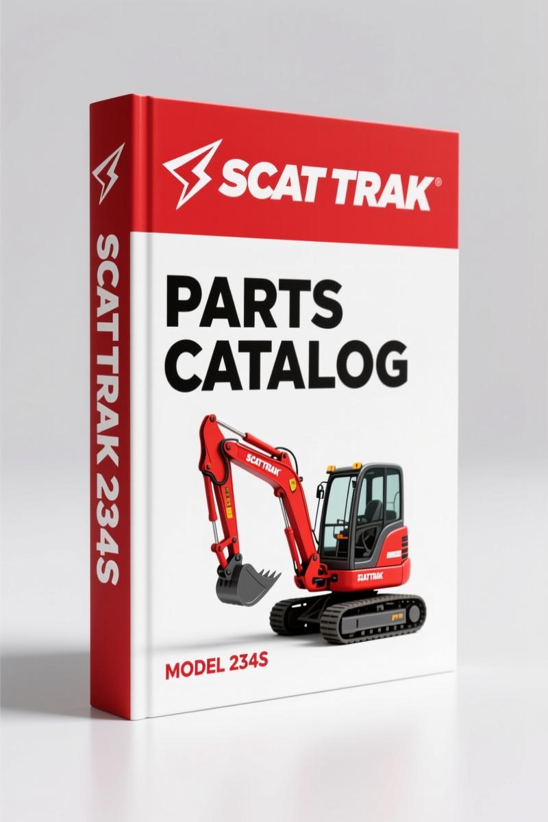 SCAT TRAK 234s 2000 Parts Catalog - OEM Parts Breakdown for Mini Excavator