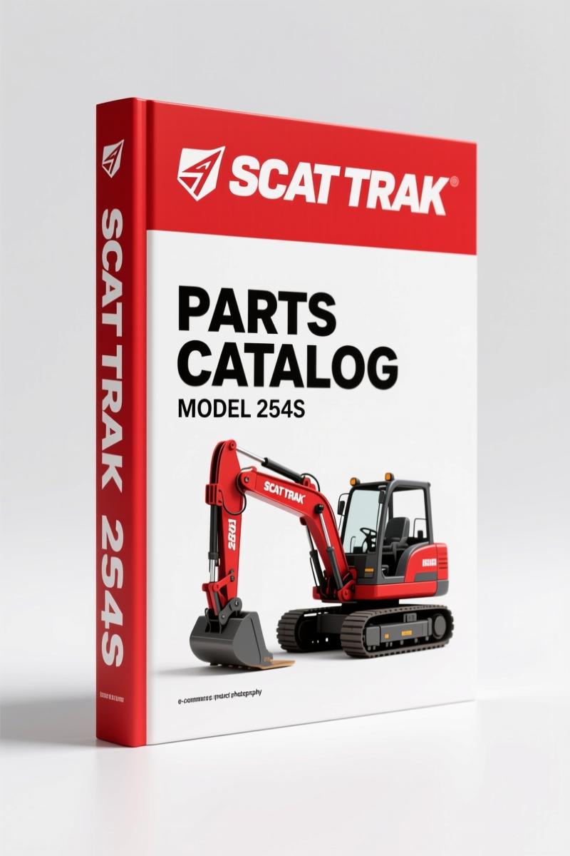 SCAT TRAK 254s 2001 Parts Catalog – OEM Parts Manual for Mini Excavator